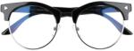 Sunmania Fekete Clubmaster szemüveg kékfény-szűrővel " Blue Hype" (2763-black-HU)
