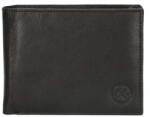 Hide and Stitches Fekete férfi bőr pénztárca „Static (P16852-001-black)
