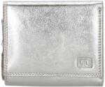 Double-D Ezüst kis bőr pénztárca " Clarrisa" (P02C414-998-silver)