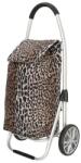 Beagles Leopárdmintás prémium bevásárlókocsi kerekeken „Aluman (NT15841A-920-leopard-HU)