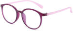 Sunmania Lila átlátszó imidzs szemüveg " Oldfashion" (211-purple-HU)