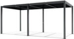 Mirpol LUXE pergola 5, 8x4m antracit LED világítással (5905610251314) - buildox