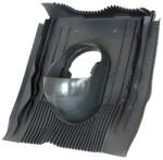 Terrán Univerzális műanyag alapcserép DN125 fekete (10 darab/raklap) (15100245)