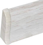 Márkamix Salag NG 56 mm PVC parketta szegélyléc végzáró elem balos Patina juharfa (NG0L28)