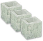 Leier Modern Kerítéskő félkő satírozott natúr jégszürke 20x20x20 cm (80 darab/raklap) (HUTJH6831)