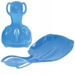 Prosperplast Nagy csúszda műanyag szánkó Alma Polar Bear 2 Kék (ISBR2-3005U)