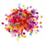 Mixform Biconus Akril gyöngyök Átlátszó csiszolt mix, 6x5.5mm, 25g~300db (13WB29537)