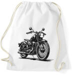 printfashion Retro motor - Sportzsák, Tornazsák - Fehér (17849025)