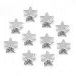 Mixform Gyöngyök Sárgaréz Csillag Platina 6x6x3mm 10db (13WB28238)