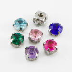 MIXFORM Varrható strasszok kosárban akril 8x8x6mm 10db (14WB6284)