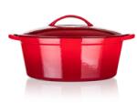 BANQUET Öntöttvas Fazék, 6, 7L, piros, indukciós (40051991)
