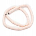 Mixform Heishi Handmade Polimer Öko Agyag gyöngyök, korong, 6x1mm, 345db/40cm/szál (13WB29973)