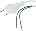 PremiumCord Cablu de alimentare conectabil, Euro Plug - nemontat, 2 fire, 250V, 2.5A, 3m, alb (KPSFD3W)