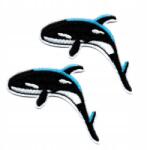 MIXFORM Thermo bálna mintás vászonkép 75x45mm 2db (13WB23455)