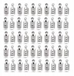 MIXFORM Szorítóvégek zsinórhoz, rozsdamentes acél, 10.5x4.5x4mm, 50db (13WB31722)