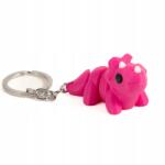  Gyerek kulcstartó állatok 3D nyomtatás dinoszaurusz Baby rózsaszín flexibilis medál (Dinozaur BABY)