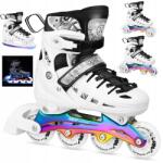 NILS Extreme Jégkorcsolya Állítható 4in1 Görkorcsolya Gyerekeknek Led Görkorcsolya Gumi (16-25-062)