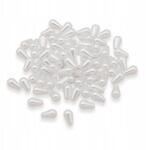 Mixform Gyöngy utánzat Abs műanyag gyöngy, csepp, fehér, 10x6mm, 25g~155 db (13WB13452)
