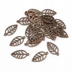 MIXFORM Medál Levél Fém ötvözet 23x12x1mm 25db (13WB21043)