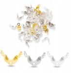 MIXFORM Fogó sárgaréz, kézműves, szorítóvégek, mix, 7x4mm, 50db (13WB29625)