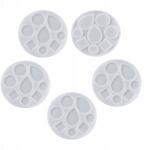 MIXFORM Szilikon öntőforma, Kézműves öntőforma, Lapos, Forma mix, 92x5mm, 5db