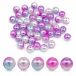 Mixform Akril gyöngyök Gyöngy, Kerek, Rózsaszín, 10mm, Lyuk 1, 5mm, 25g~45db (13WB18900)