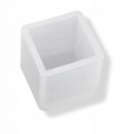 MIXFORM Szilikon öntőforma, Mold, Kocka alakú, Diy, Belső 25x25mm, 1db