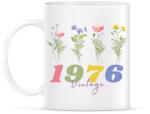 printfashion 1976 vadvirág - Bögre - Fehér (17801132)