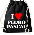 printfashion I Love Pedro Pascal - Sportzsák, Tornazsák - Fekete (17726493)