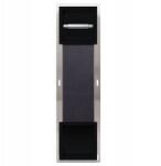 BALNEO Wall-box Paper 2, rozsdamentes, fekete, teflon bevonattal (PB-BL2)