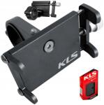Kellys Kerékpáros telefontartó Kellys Control Erős! fekete kormányra (8585053817642)