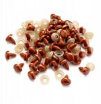 MIXFORM Biztonsági játékorr, Műanyag, Háromszögletű, Barna, 12x15mm, 50db (13WB30405)