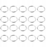 MIXFORM Kulcstartó és kulcstartó kerekek, rozsdamentes acél, 28x2.7mm, 20db (13WB32233)