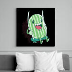 printfashion Hintázó dinnye - Vászonkép - Fekete (17851592)