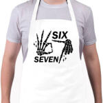 printfashion six seven kéz - Kötény - Fehér (17790347)