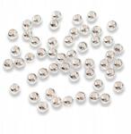 Mixform Ezüst 925 Kerek gyöngyök, 2mm, lyuk 0.5mm, 50db (13WB31882)