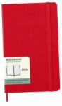 Moleskine Naptár 2026 12M Moleskine L Kemény Heti Keret Scarlet Red 13X21CM (8056999274696)