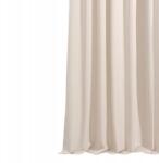 Room99 Függöny ráncoló szalaggal Aura 140 x 240 cm krémszínű (Gładka na Żabki Taśmę Ecru Aura Room99)
