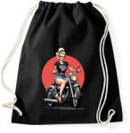 printfashion Motoros csaj - Sportzsák, Tornazsák - Fekete (17852626)