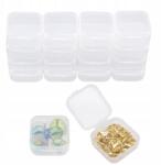 MIXFORM Gyöngytartó, Műanyag, Téglalap alakú, 4.2x3.8x1.8cm, 18db/szett (13WB23528)