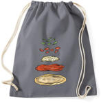 printfashion Pizza hozzávalók - Sportzsák, Tornazsák - Grafitszürke (17842420)