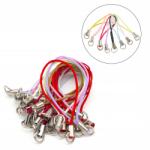 Mixform Kulcstartó medál alap, Nylon, Mix, 60mm, karika átmérő 8mm, 25db (13WB26212)