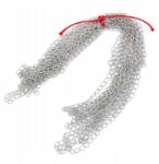 MIXFORM Lánc sárgaréz, csavart, forrasztott, ovális elem, platina, 5x4mm, 5m (13WB29251)