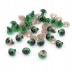 MIXFORM Biztonsági szemek menetes és szorító játékhoz, műanyag zöld 16mm, 20pár (13WB23559)