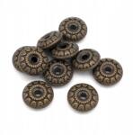 Mixform Műanyag Ccb gyöngyök, korong, antik bronz, 18x6.5mm, 10 db (13WB30368)