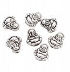 Mixform Fém gyöngyök, Hotei, Antik Ezüst 11x10.5x5mm 10db (13WB15262)