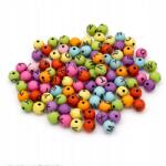 Mixform Kraft Style Akril gyöngyök Kerek Szín: Vegyes 7-8mm kb. 180db/50g (13Z24793)