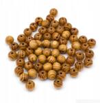 MIXFORM Fa gyöngyök Természetes Kerek Golyók, Színezett Barna, 14mm, 50g~60db (13WB24965)