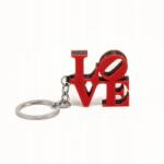  Kulcstartó gyerekeknek 3D nyomtatás színes hátizsák kulcsok Love (napis love)