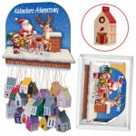 Gift4 Adventi naptár Függő házikók Karácsonyi motívum Ajándék gyerekeknek (KA-A)